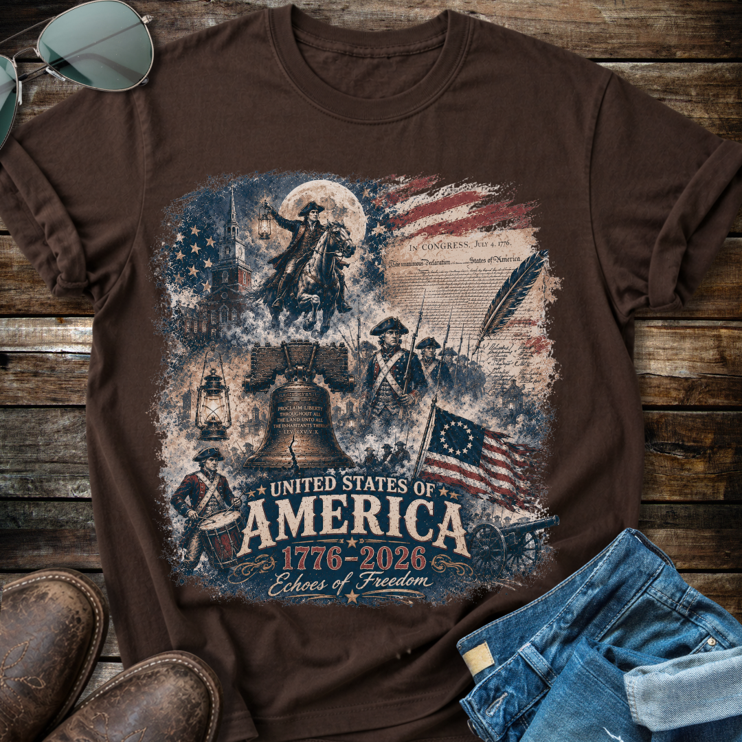 America  Vintage Style T-Shirt