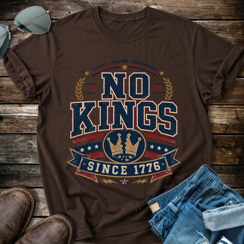 No Kings Varsity T-shirt