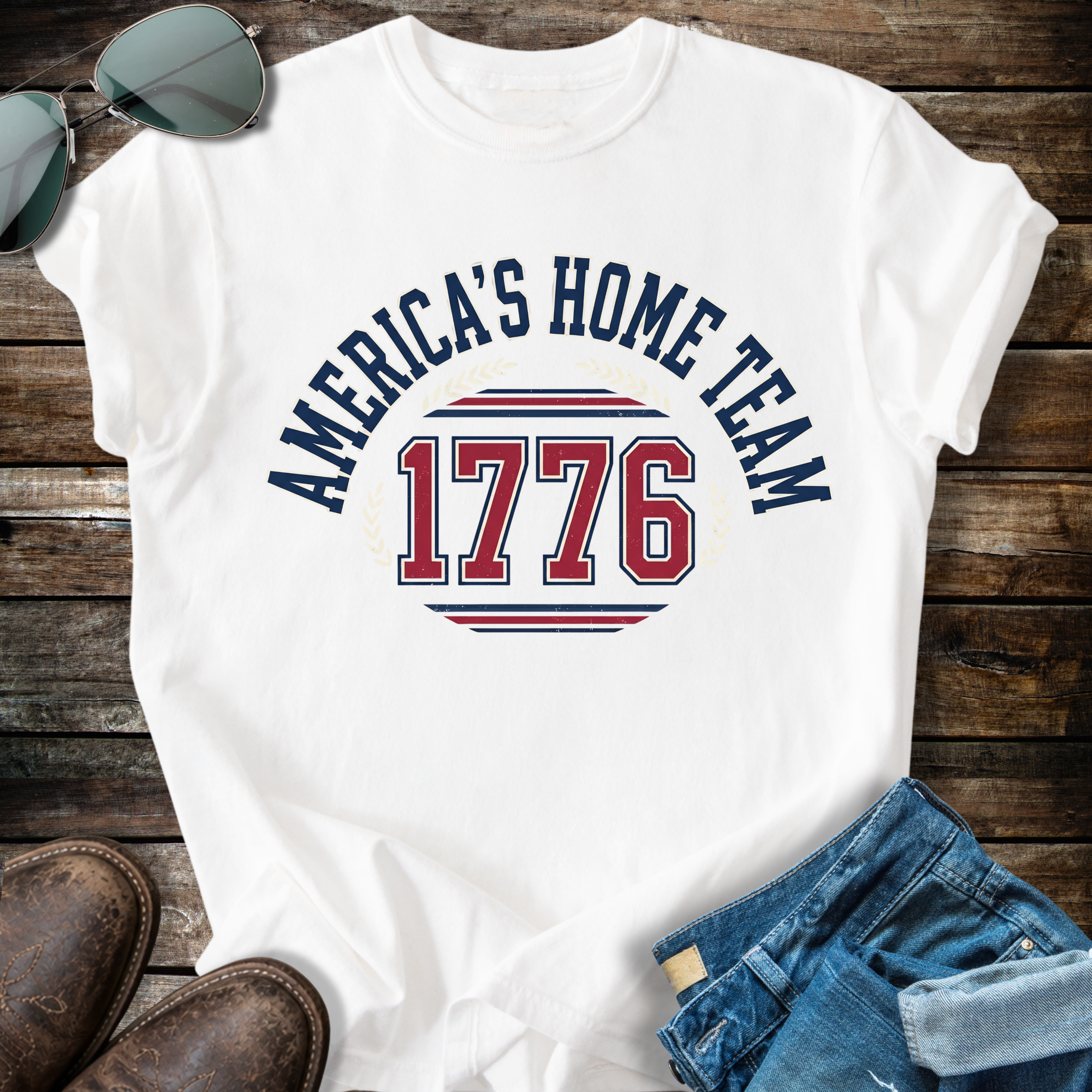 America Collegiate Arch  T-shirt