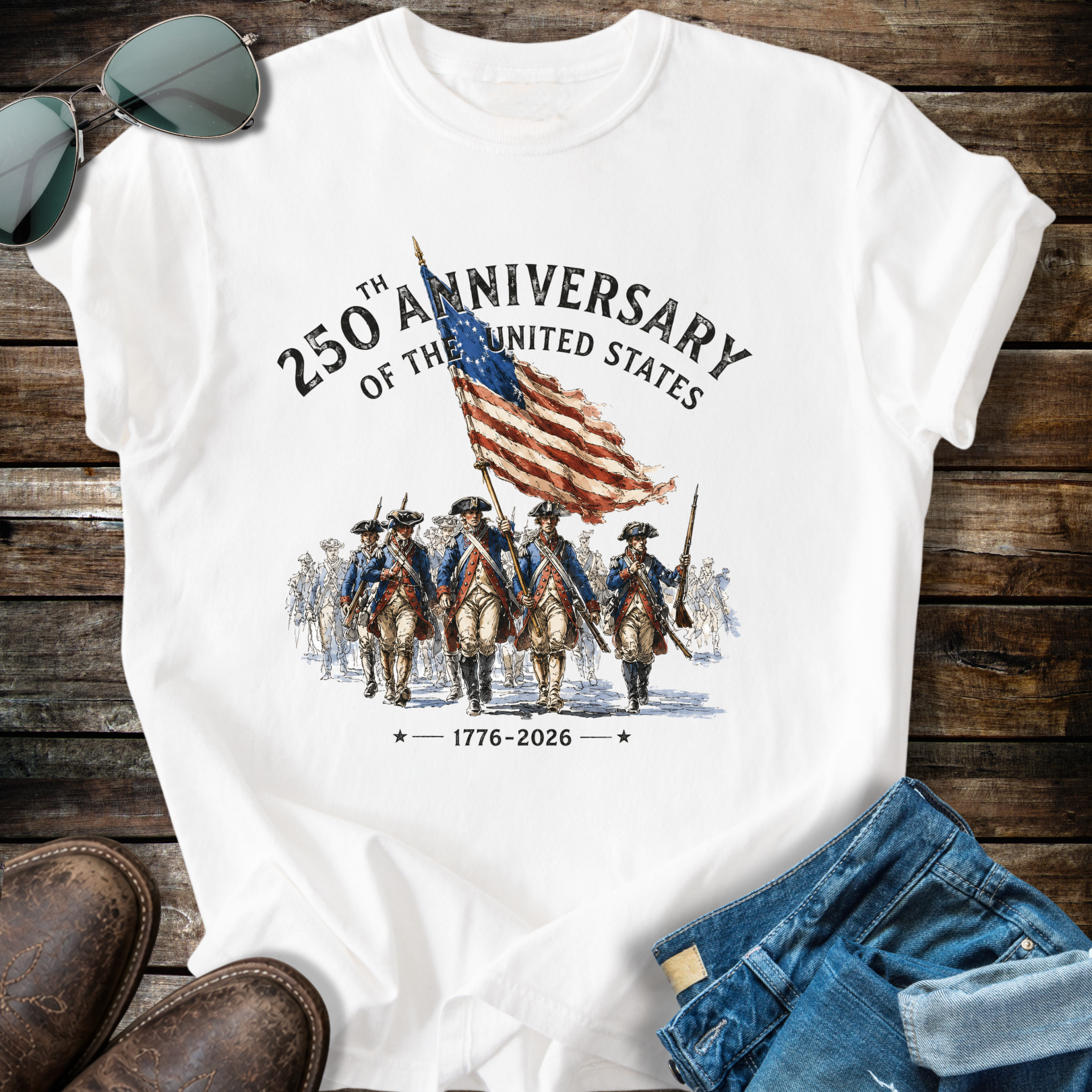 Revolutionary 250 Anniversary T-Shirt