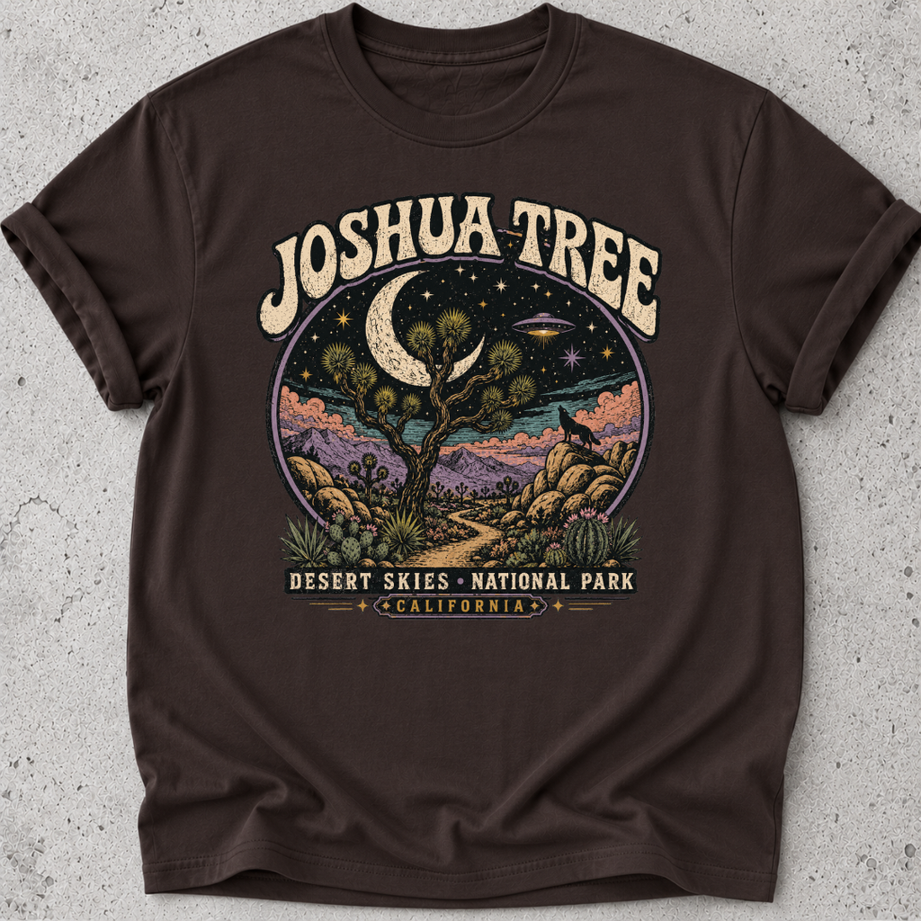 Joshua Tree Park Retro T-Shirt