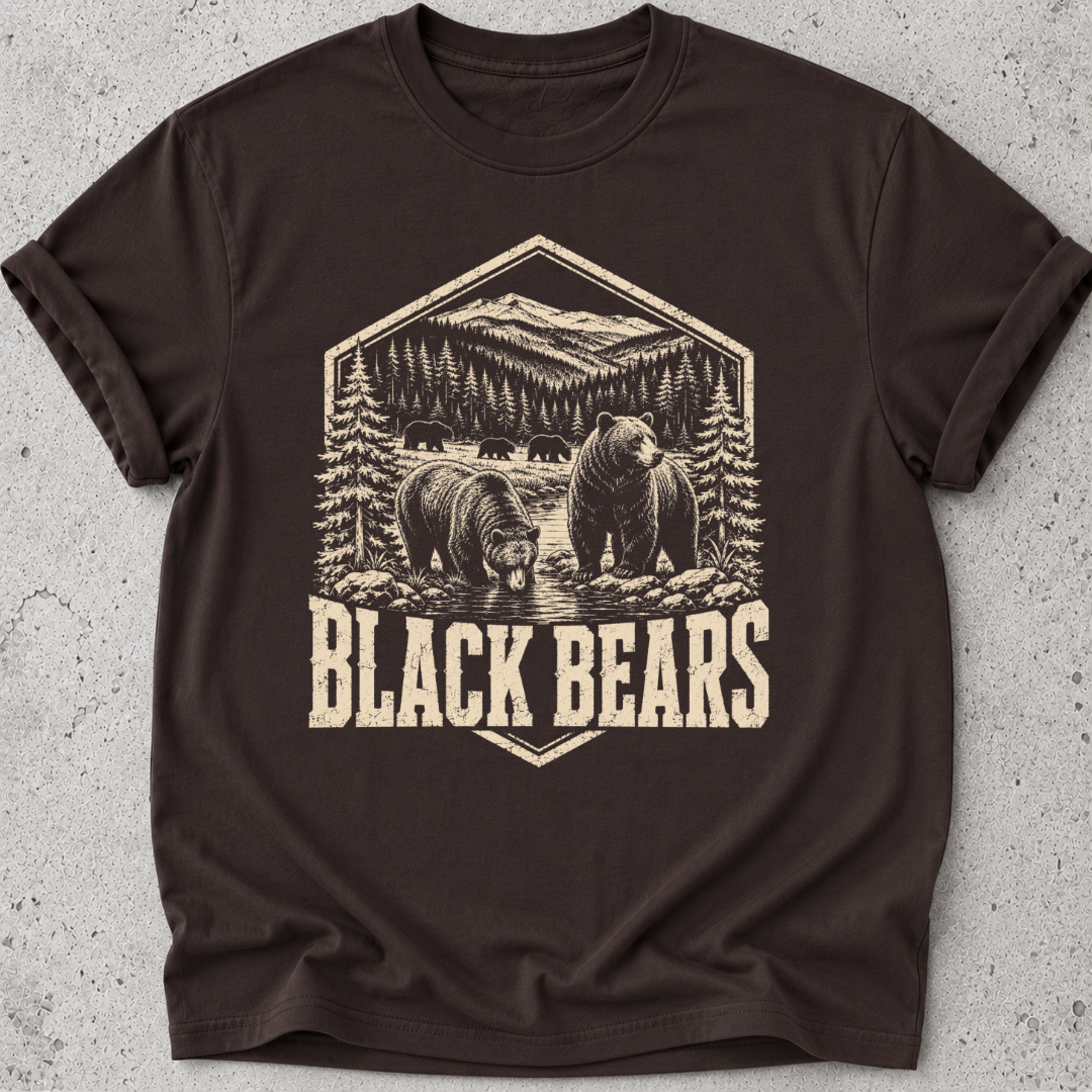 Black Bears Medallion T-Shirt