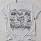 National Park Passport Stamps T-Shirt