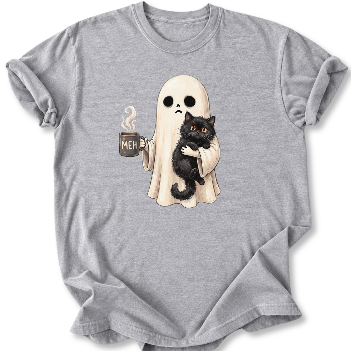 Ghost and Cat T-shirt