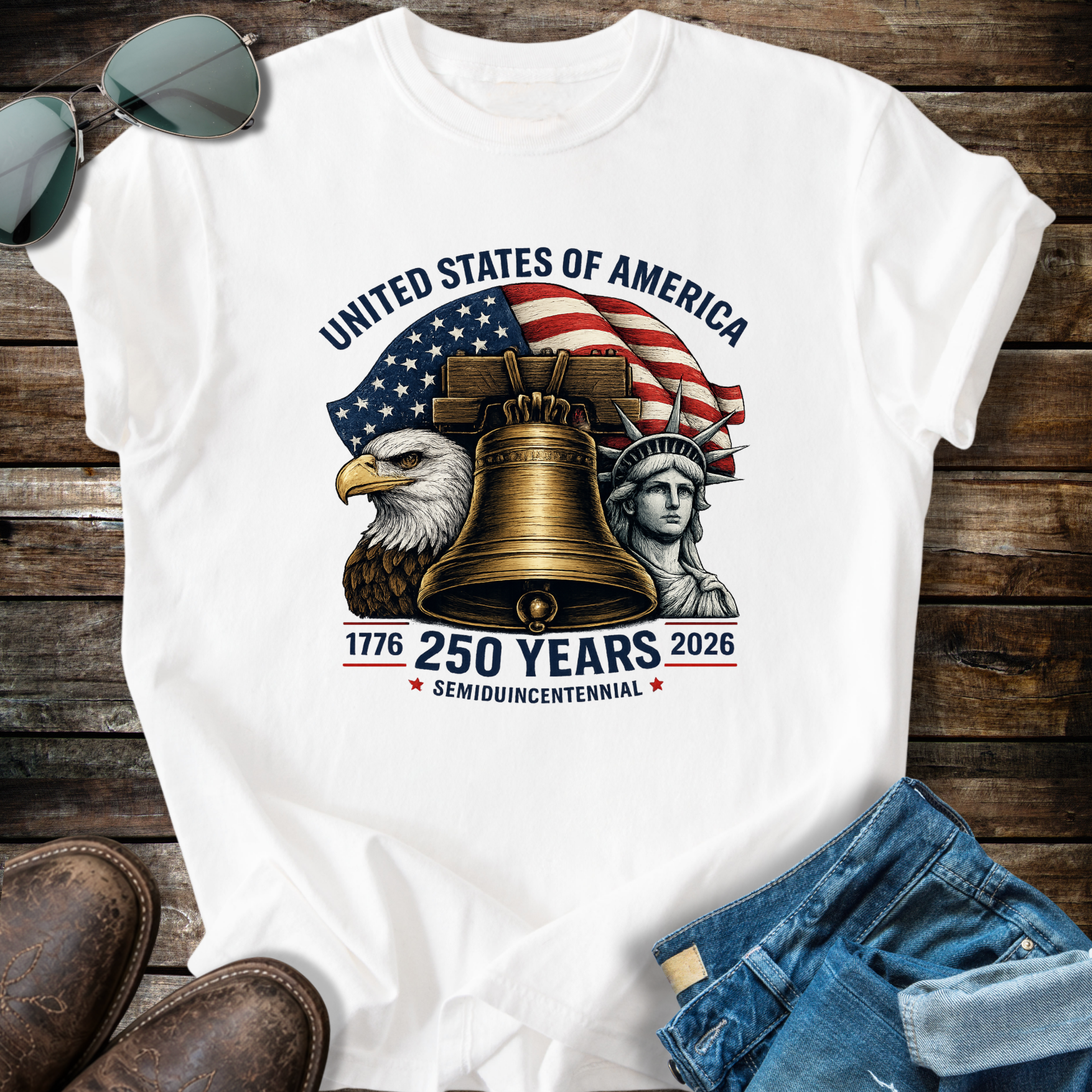Liberty Bell 250 yrs  T-Shirt