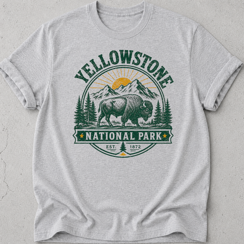 Yellowstone Medallion Bison T-Shirt