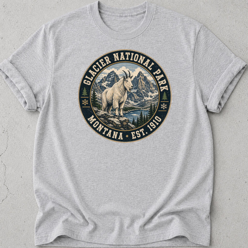 Glacier Park Goat T-Shirt
