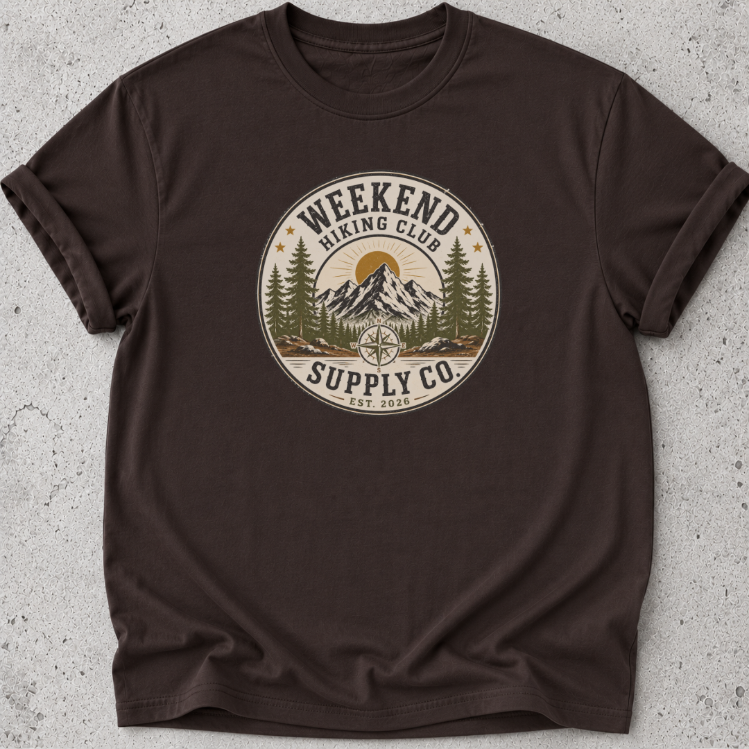 Weekend Hiking Supply Co. T-shirt