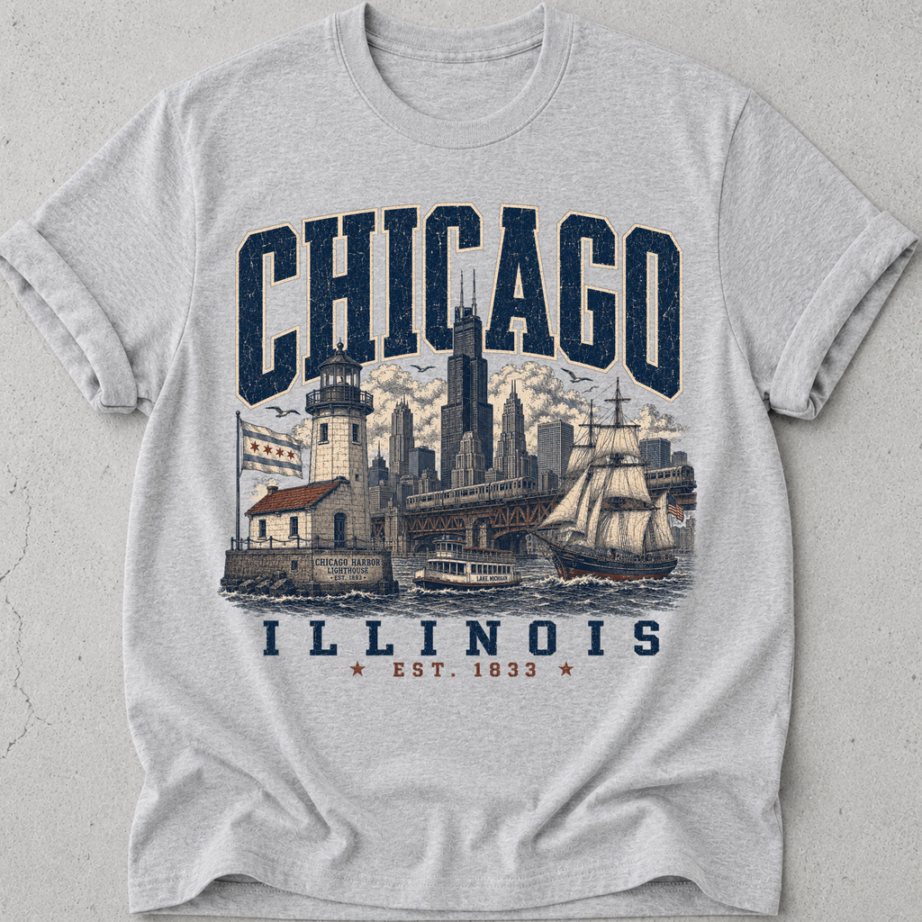 Chicago Cityscape  T-Shirt