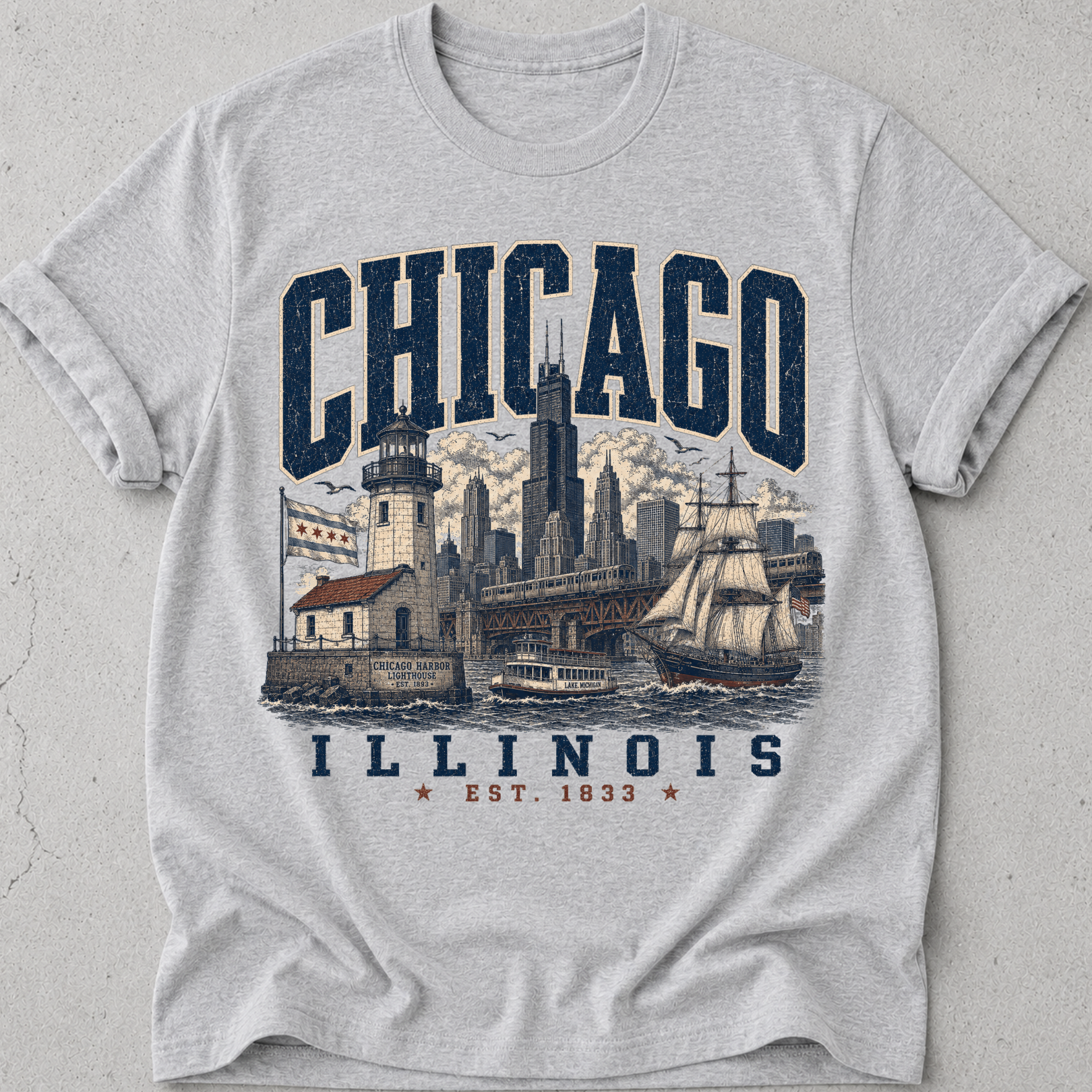 Chicago Cityscape  T-Shirt