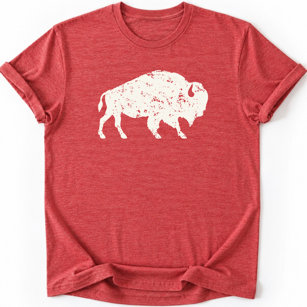 Bison Minimalist  T-shirt