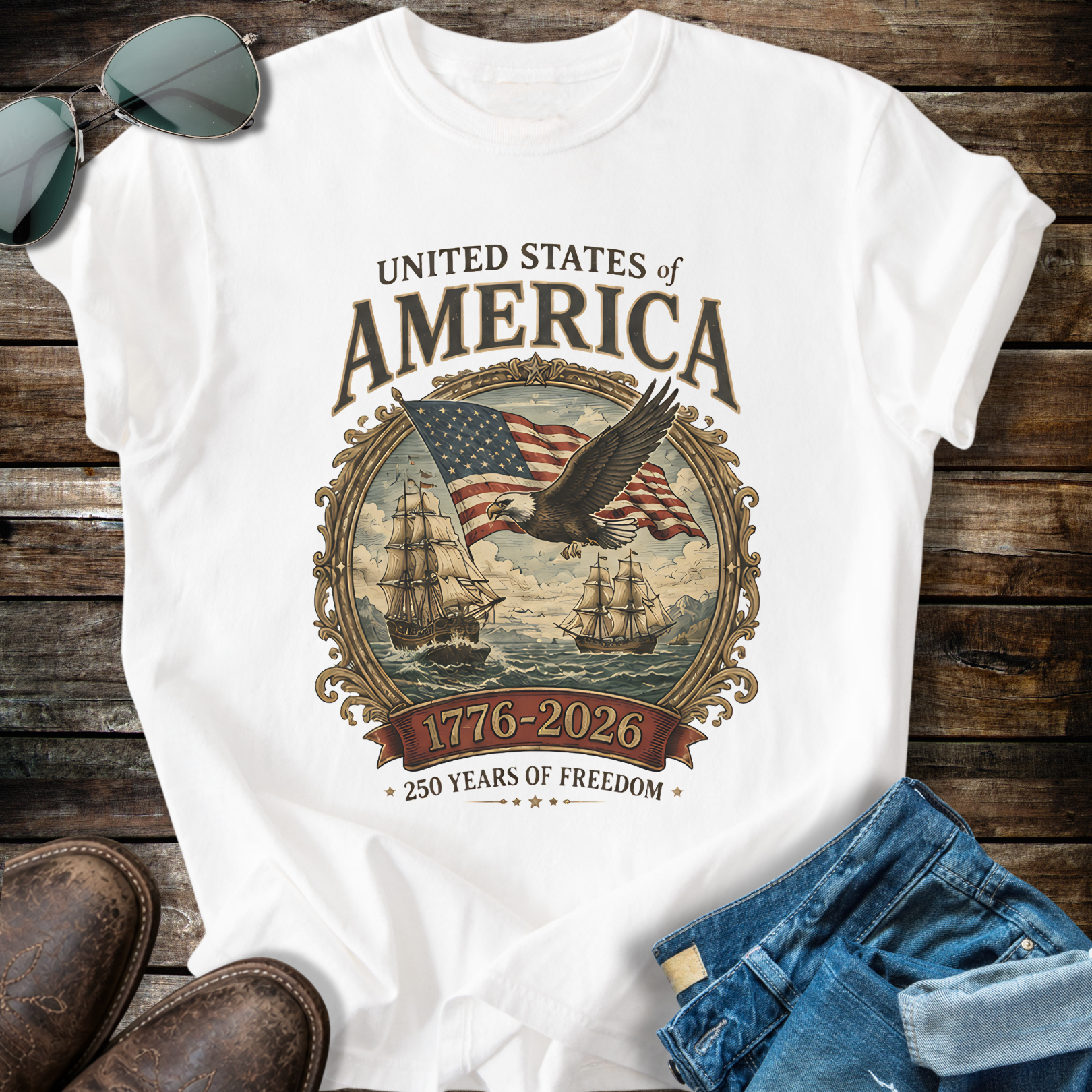 250 Anniversary USA  T-Shirt