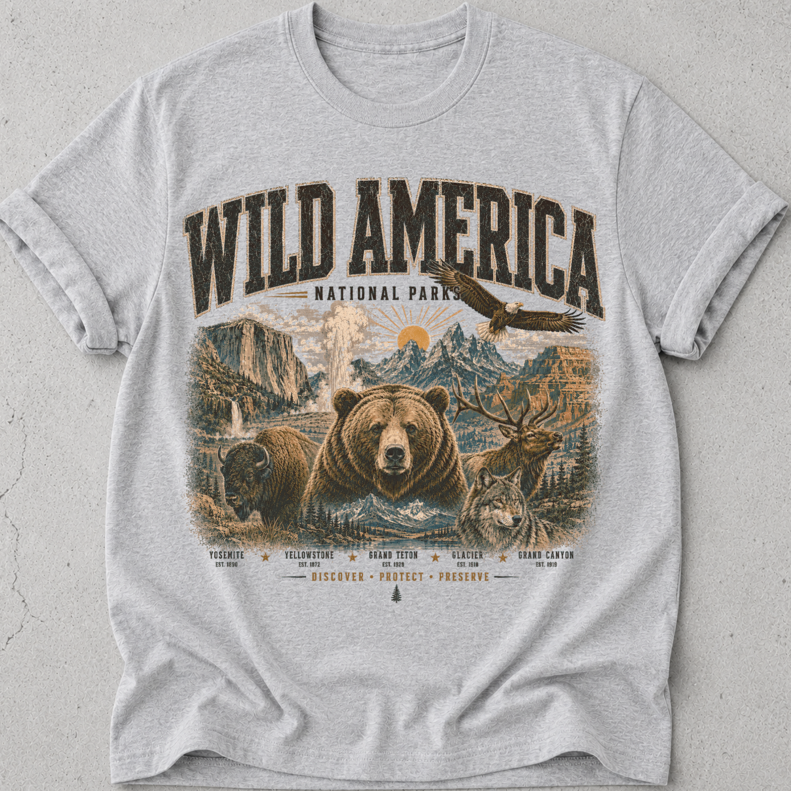 Wild America National Parks T-Shirt