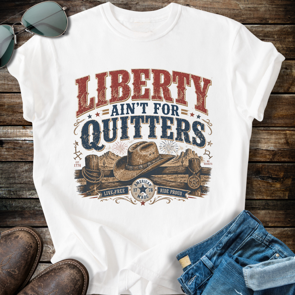 Liberty Aint' For Quitters T-shirt
