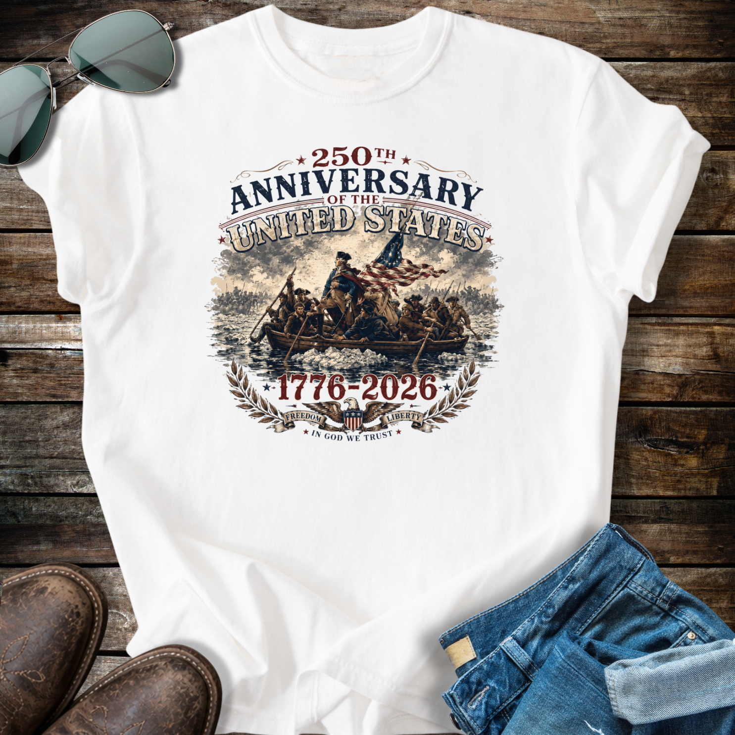 USA 250 Patriotic T-shirt