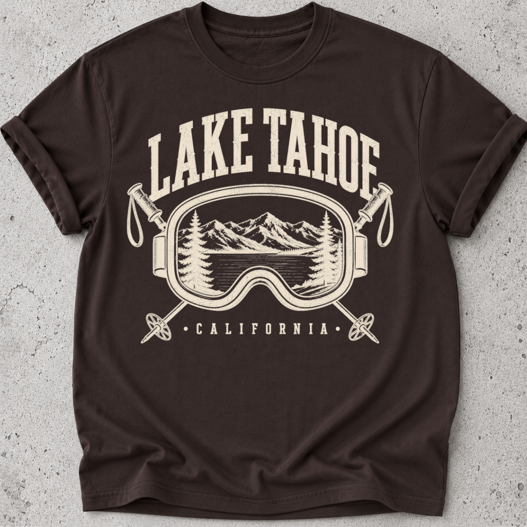 Lake Tahoe Ski T-Shirt