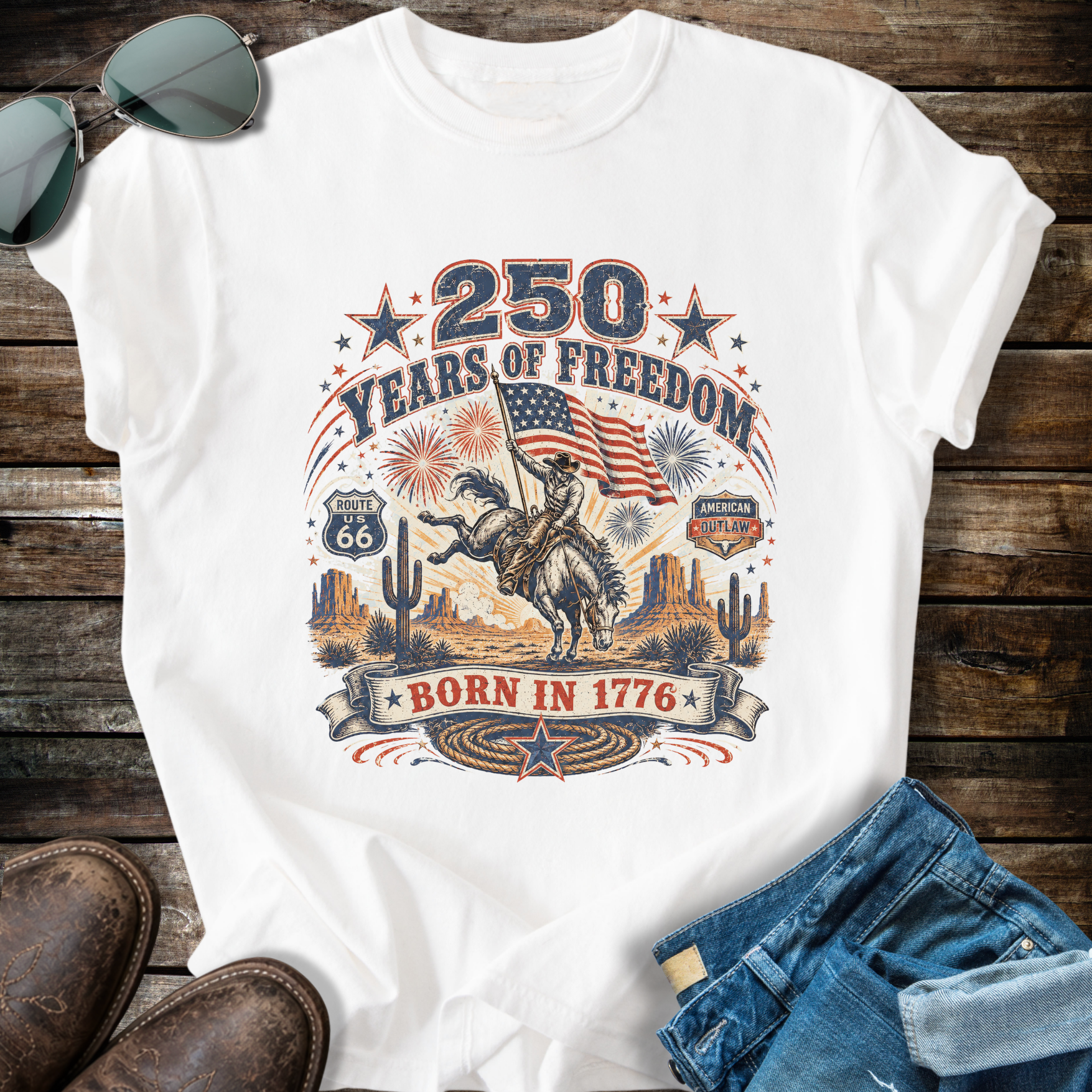 Rodeo USA  Anniversary  T-Shirt