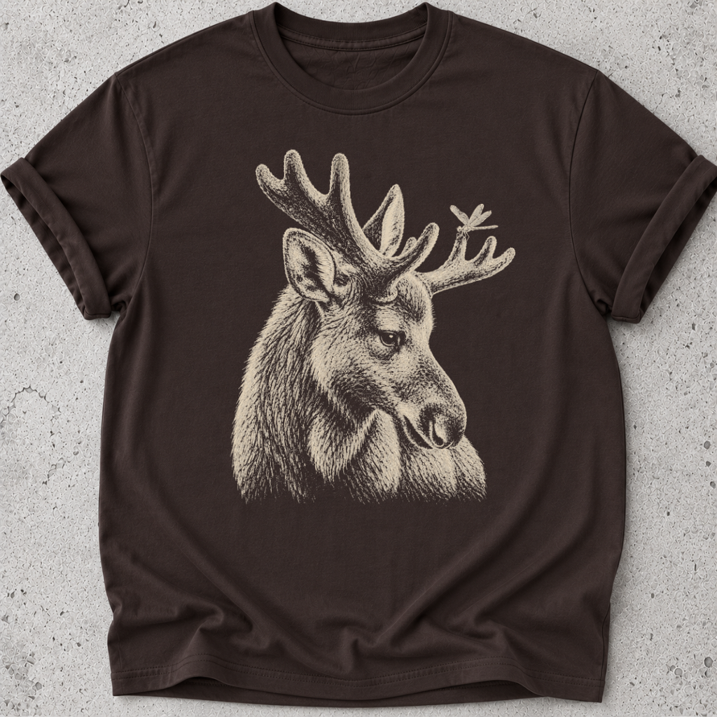 Moose and Dragonfly T-shirt