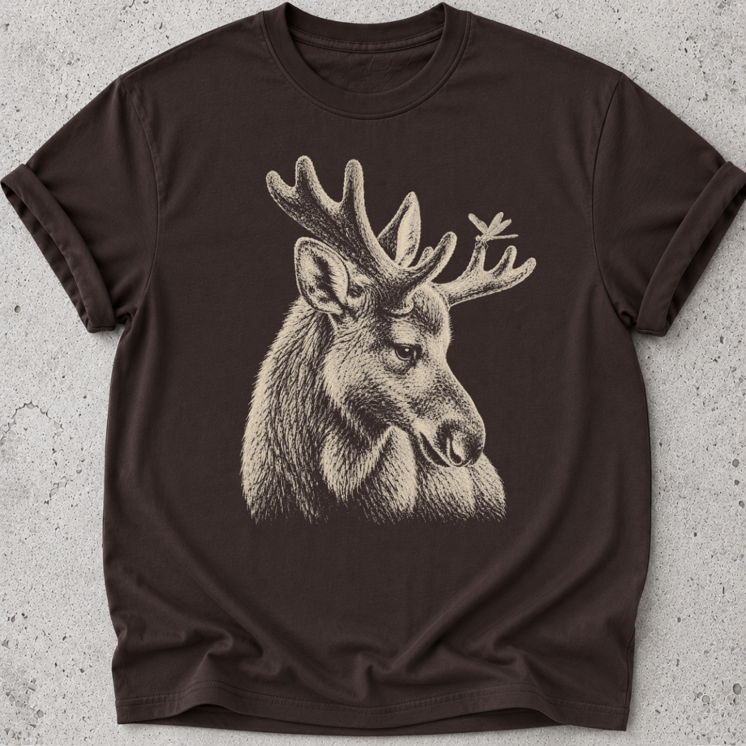 Moose and Dragonfly T-shirt