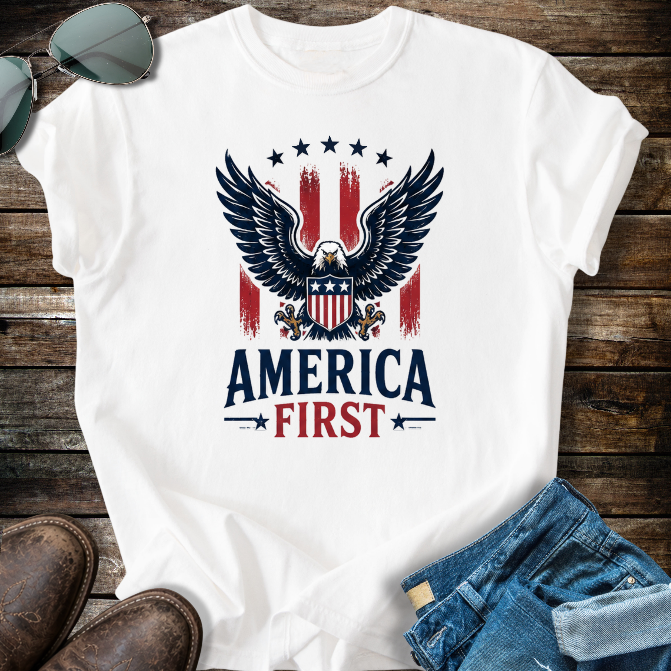 America First Eagle  T-shirt