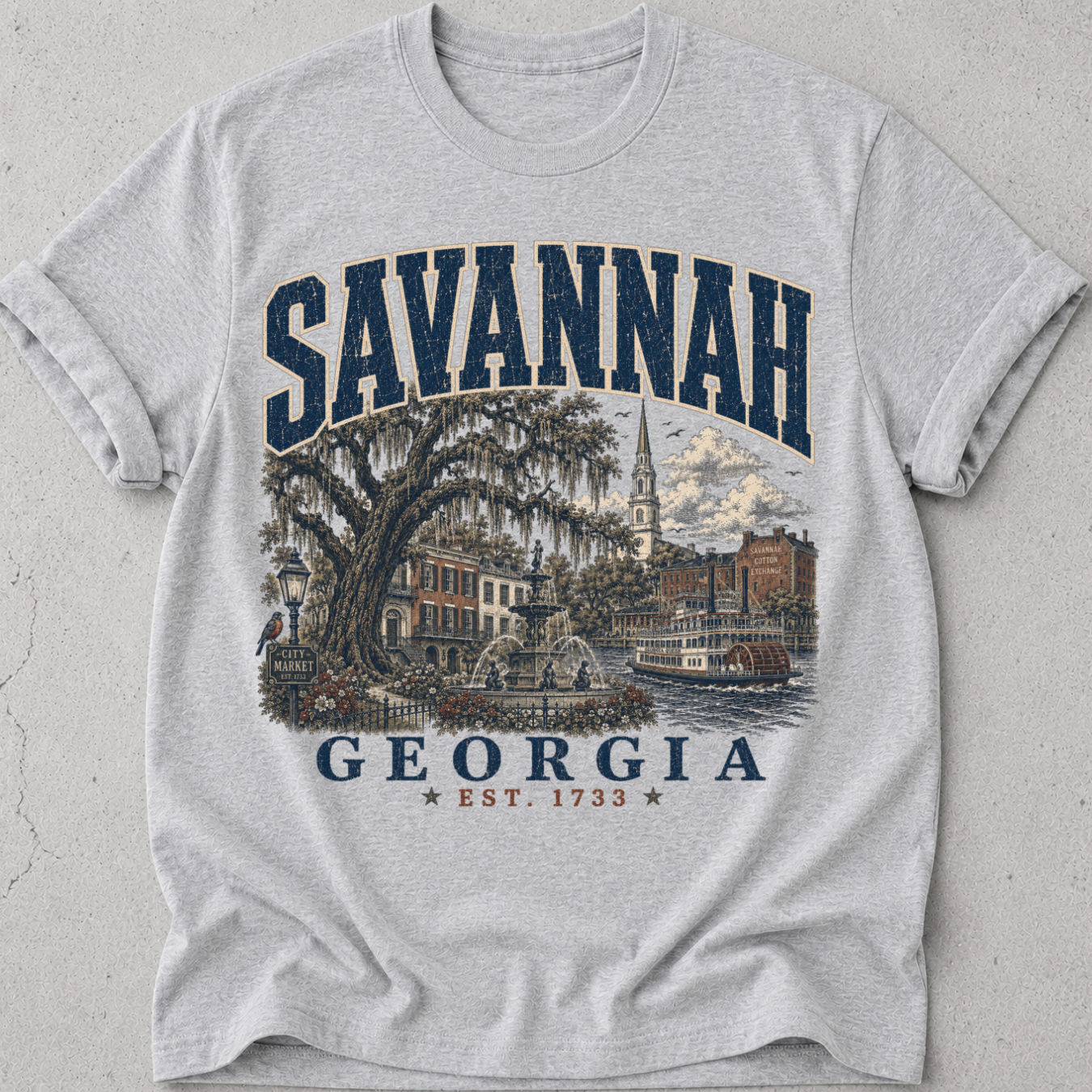 Savannah Cityscape T-Shirt