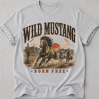 Wild Mustang Born Free T-Shirt