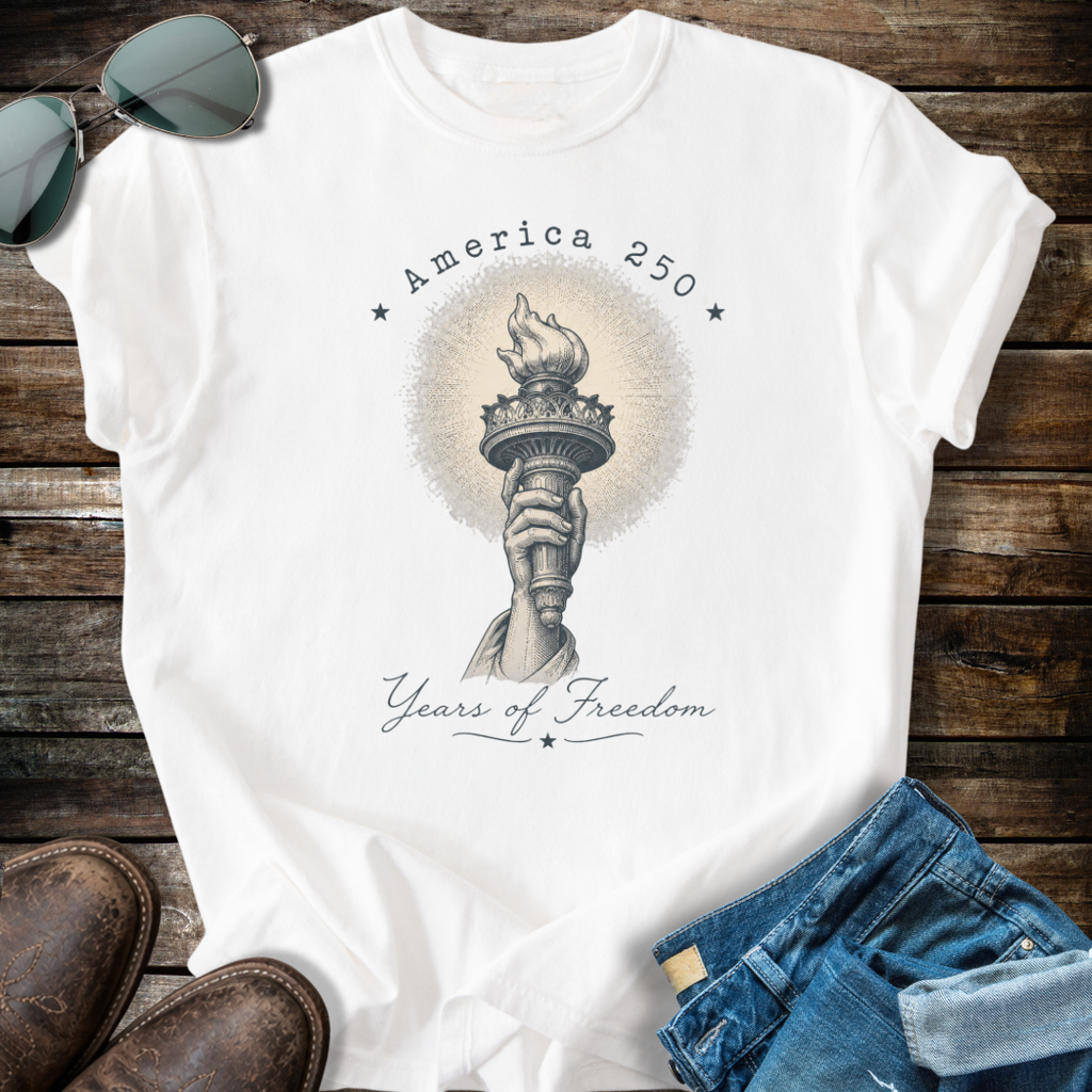 Liberty Torch   T-shirt