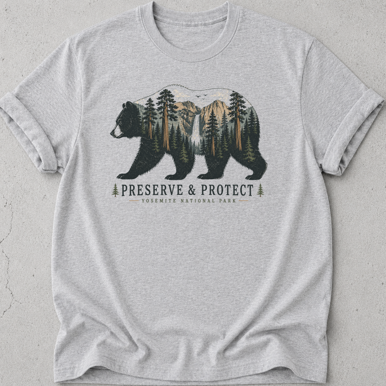 Yosemite National Park Bear T-Shirt