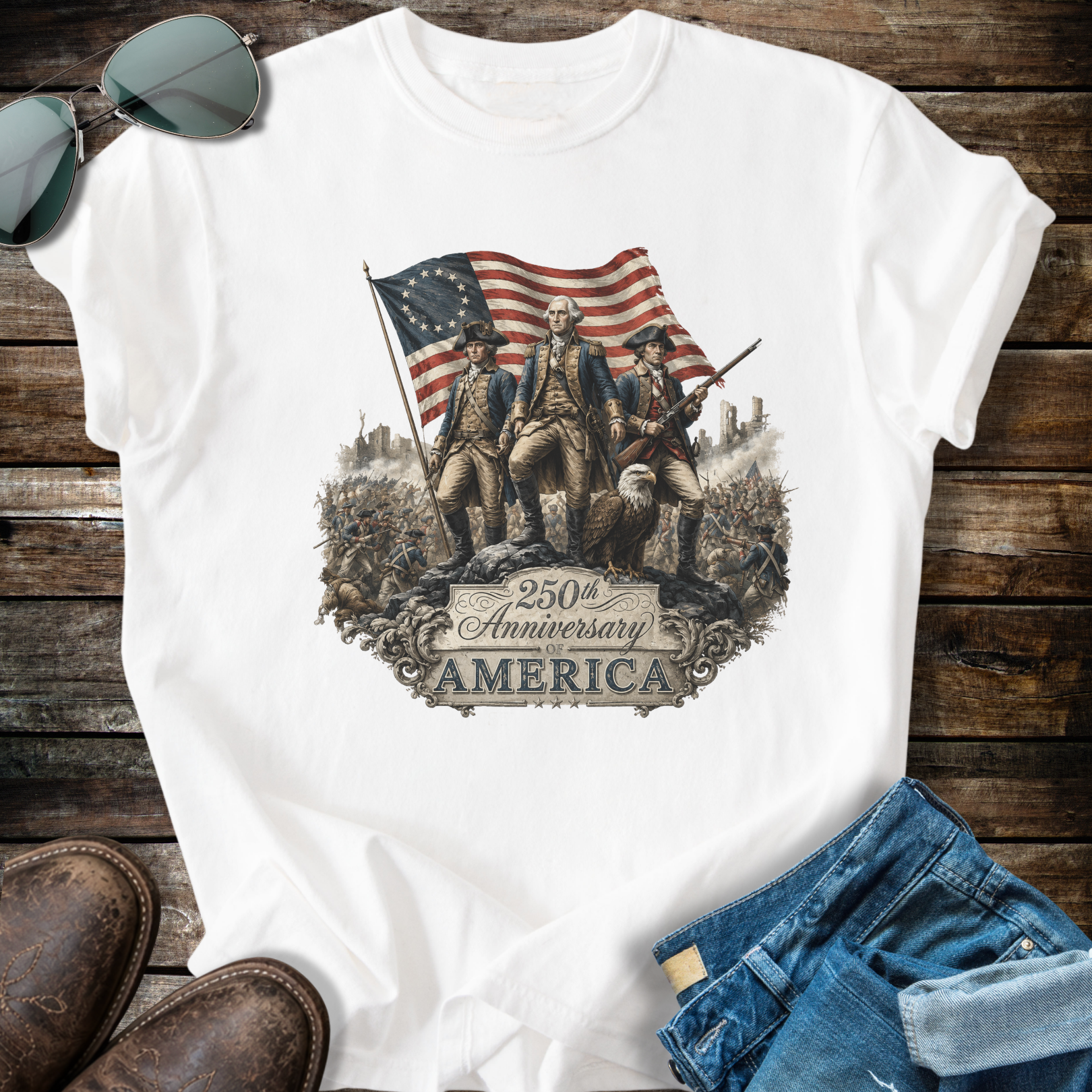 USA 250  Patriotic T-shirt