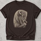 Bison and Prairie Flower T-shirt
