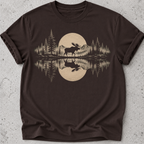 Moose Night Silhouette T-shirt