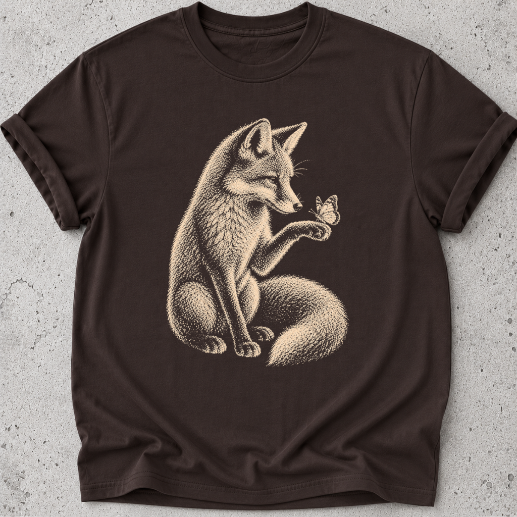Fox and Butterfly T-shirt