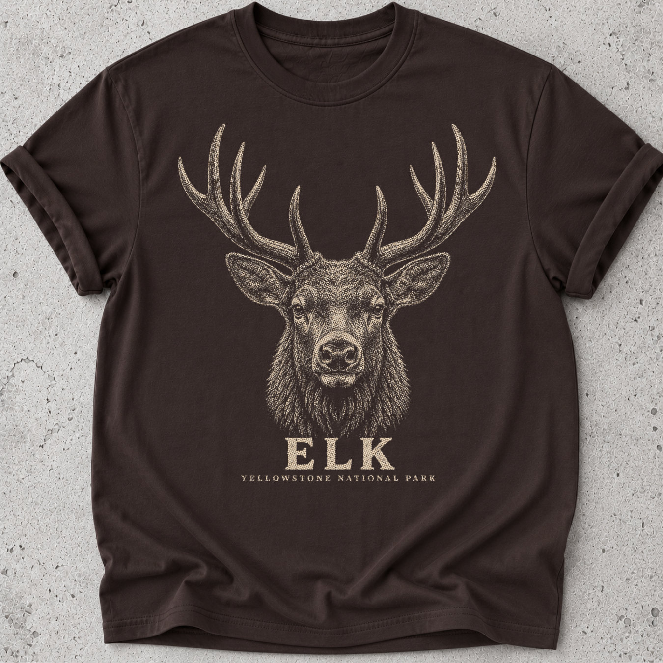 Yellowstone Elk Head T-Shirt