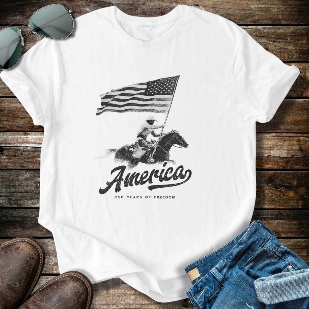 Patriotic Cowboy T-Shirt