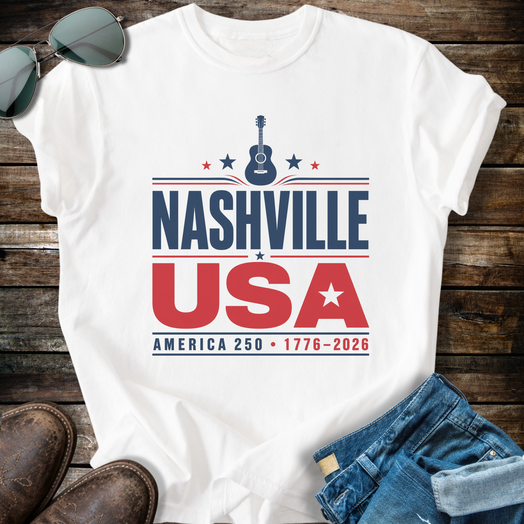 Nashville USA Commemorative  T-Shirt