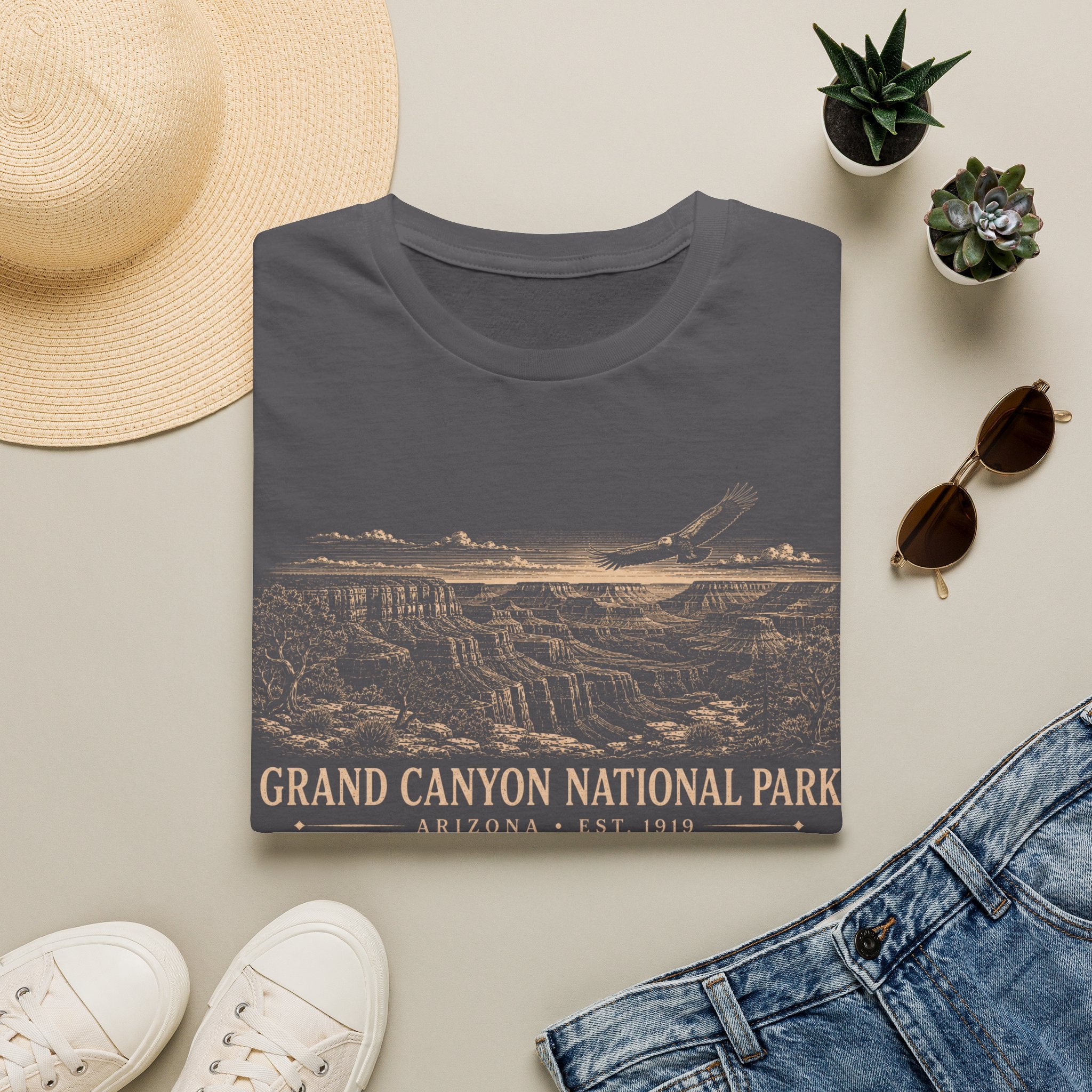 Grand Canyon Eagle  T-Shirt