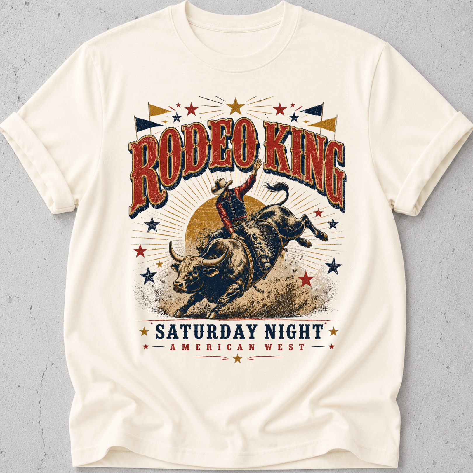 Rodeo King Saturday Night T-Shirt