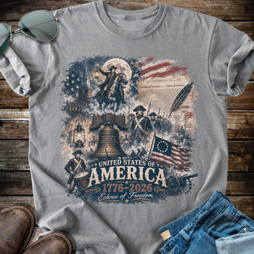 America  Vintage Style T-Shirt