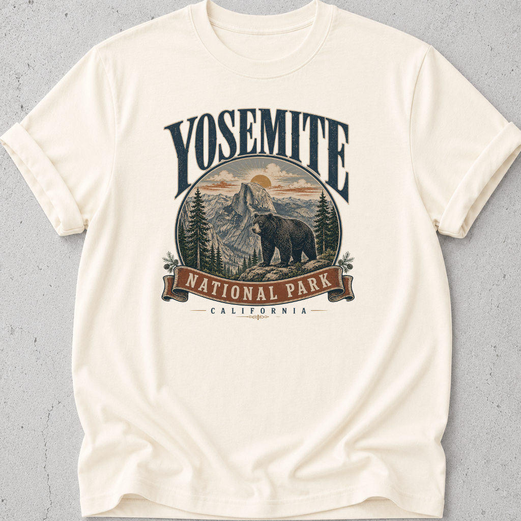 Yosemite  Bear Graphic T-shirt