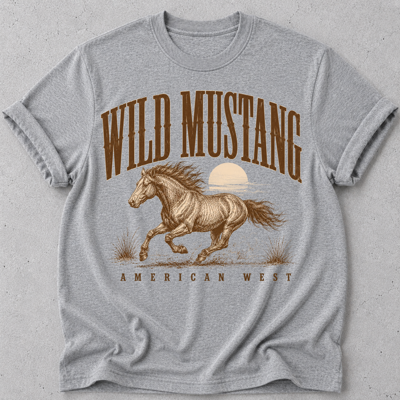 Wild Mustang American West  T-Shirt