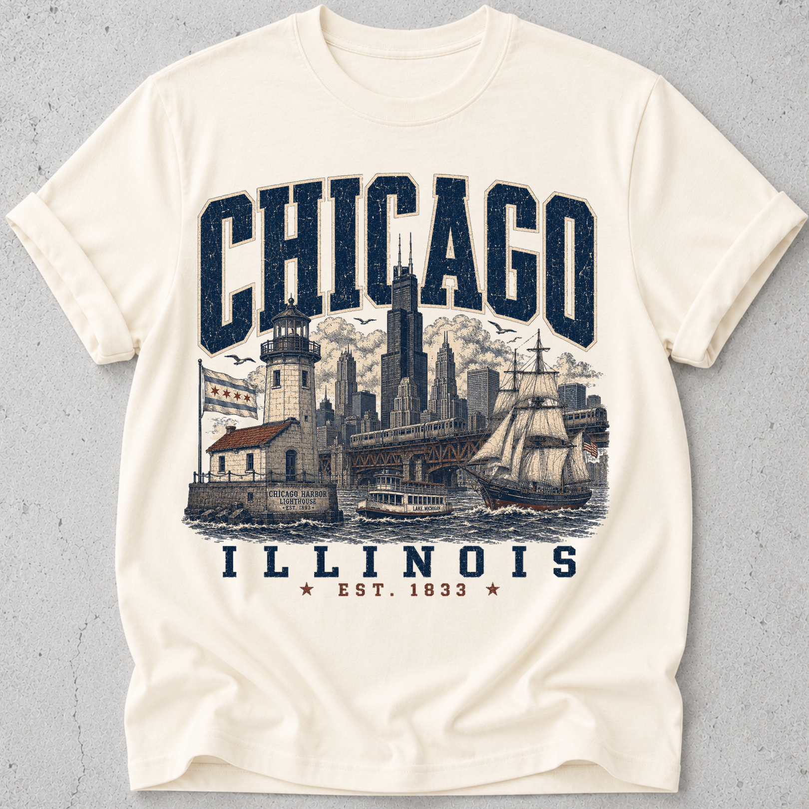 Chicago Cityscape  T-Shirt