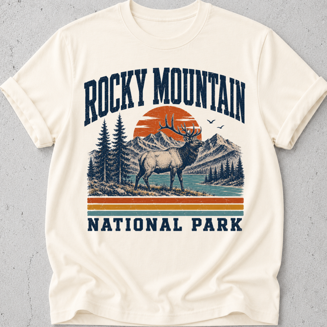Rocky Mountain Retro T-Shirt