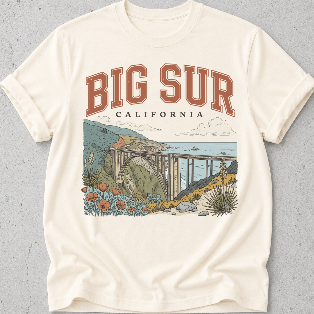 Big Sur California  T-shirt