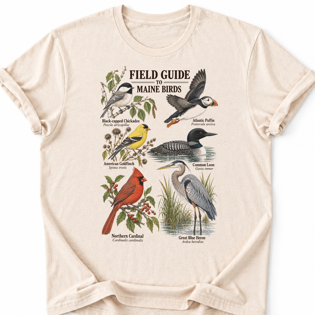 Maine Birds T-shirt