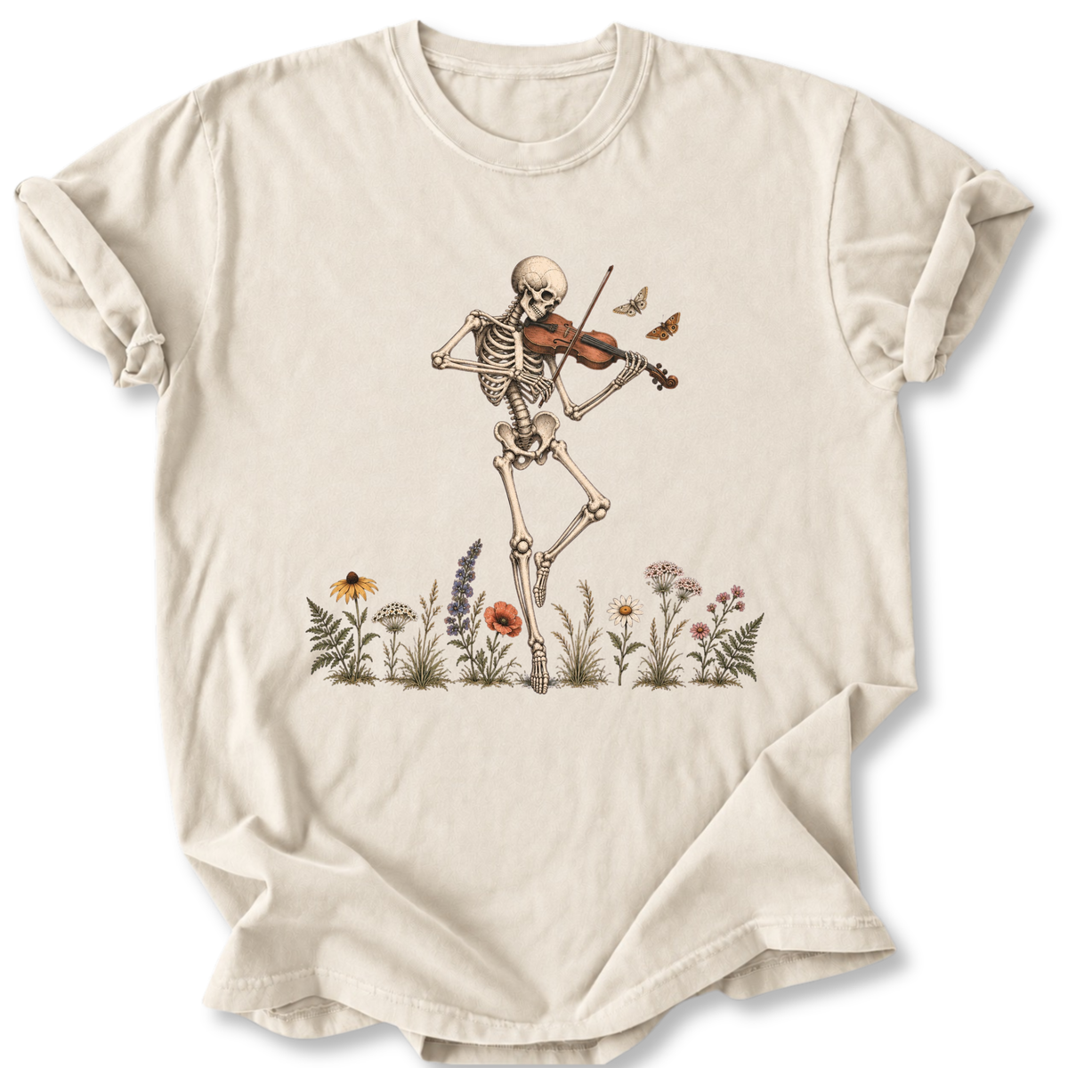 Violin Skeleton  T-shirt