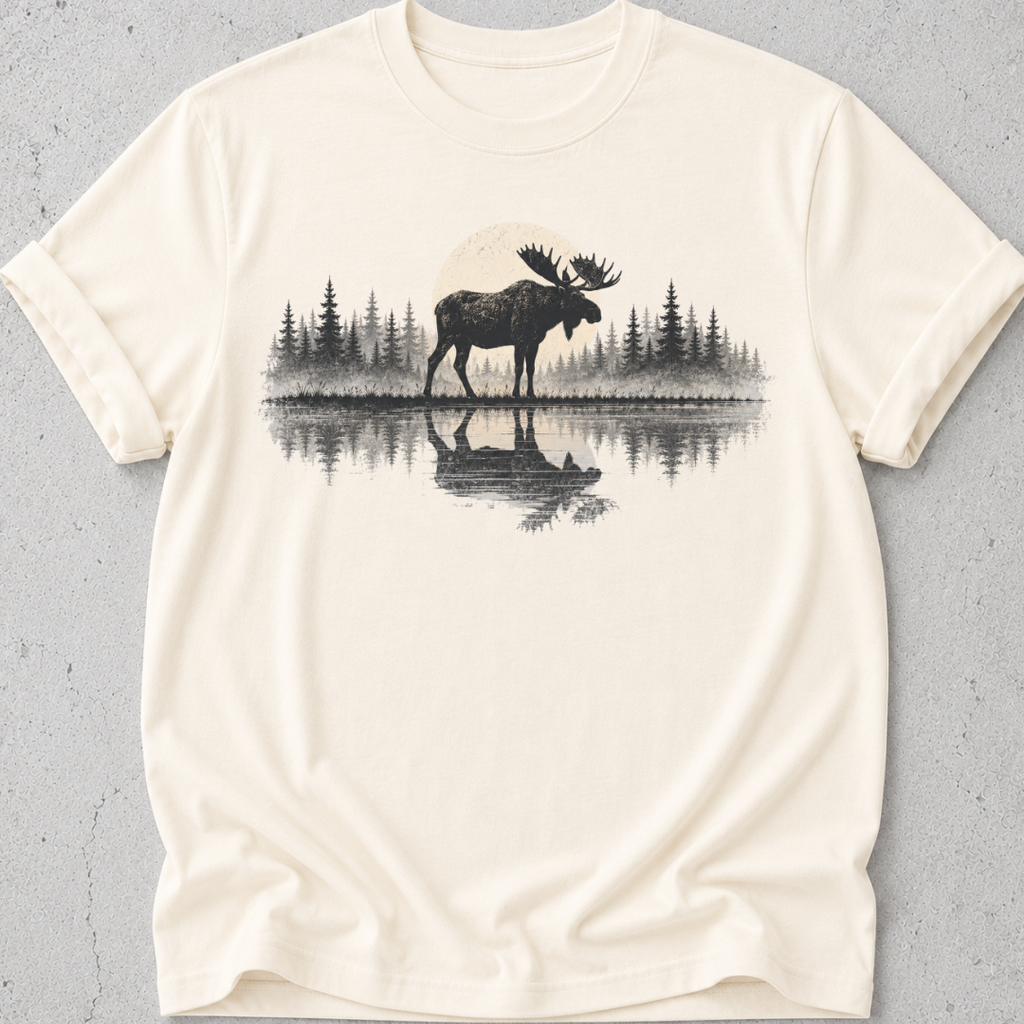 Lone Moose Silhouette T-shirt