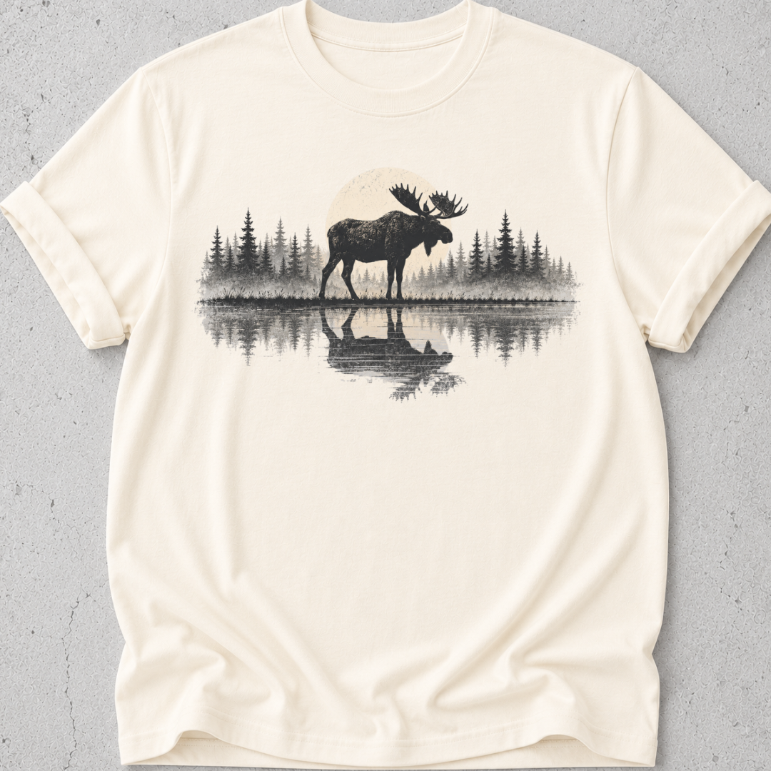 Lone Moose Silhouette T-shirt