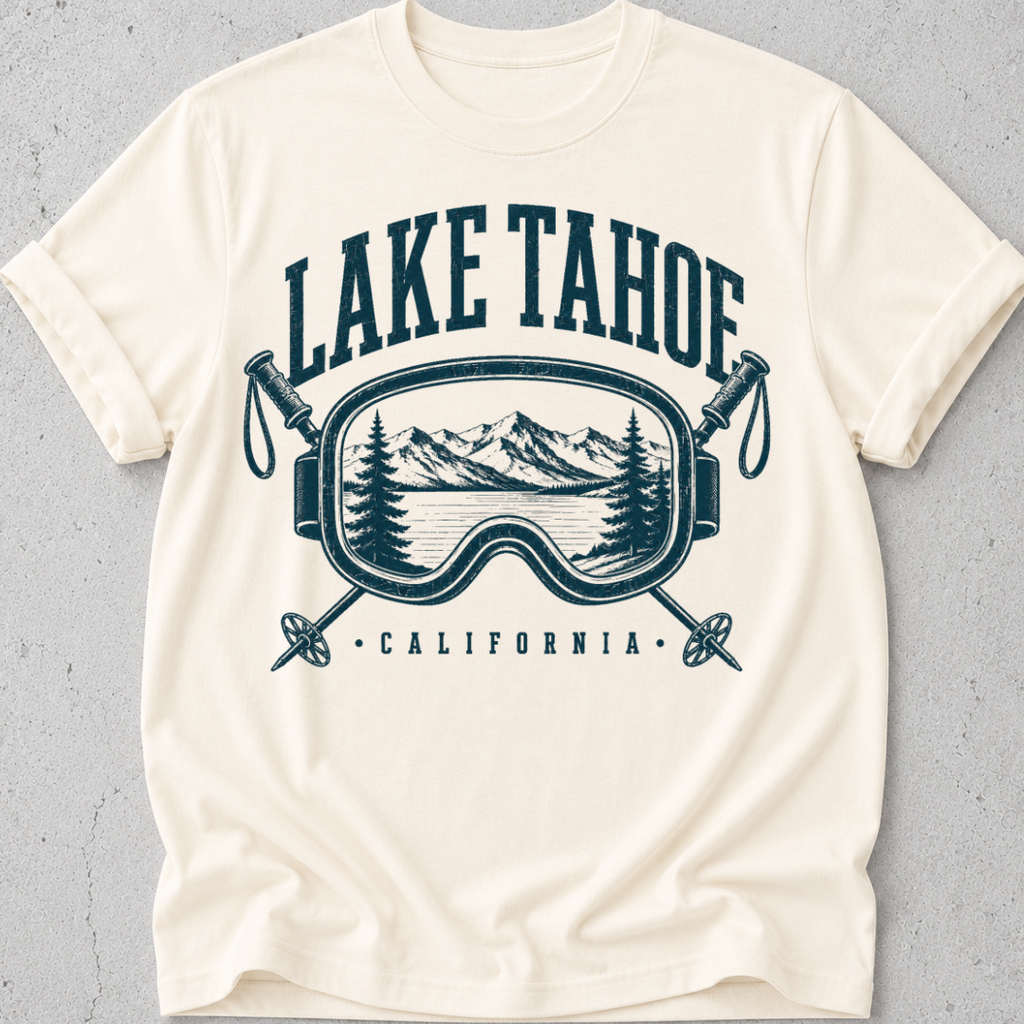 Lake Tahoe Ski T-Shirt