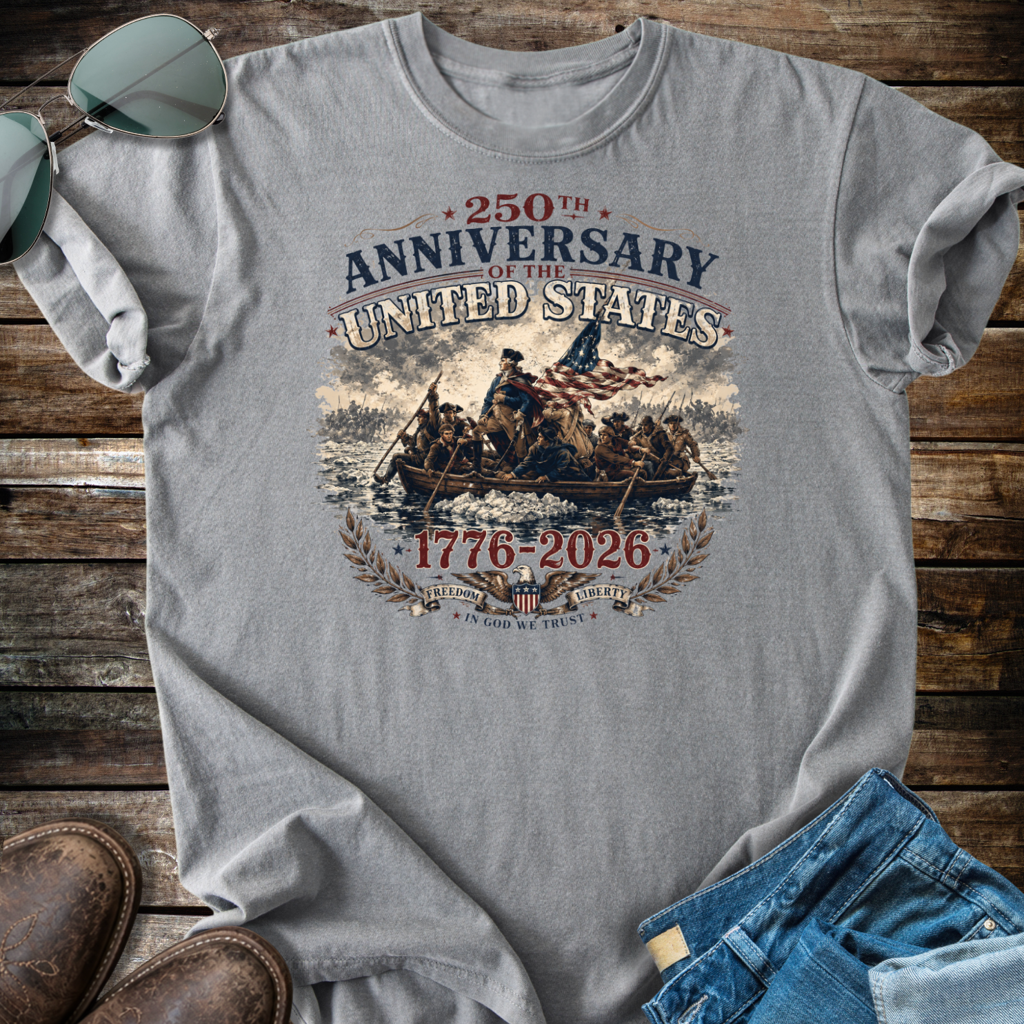 USA 250 Patriotic T-shirt