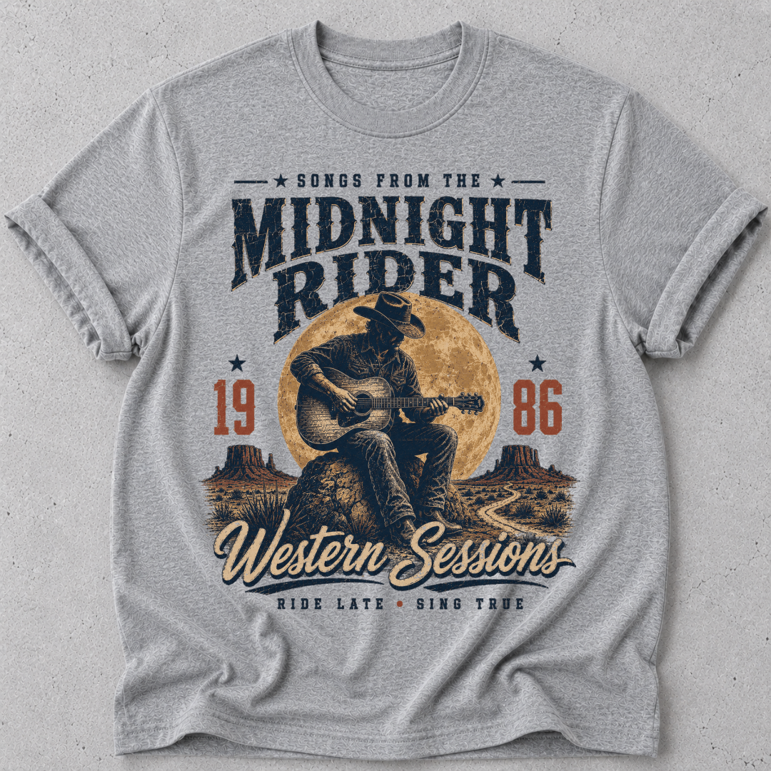 Midnight Rider Country Music T-Shirt